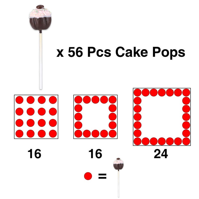 Goabroa Cake Pop Stand, 56 Holes 3 Tier Clear Acrylic Lollipop Holder, Cake Pop Holder Stand for Birthday Shower Decorations Weddings Parties Anniversaries Dessert Display - Image 4